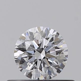 0.32 Carat Round D VS2 EX GIA Natural Diamond