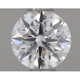 0.35 Carat Round F IF EX GIA Natural Diamond