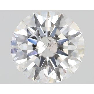 0.7 Carat Round E SI2 EX GIA Natural Diamond