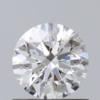 0.6 Carat Round F VS1 EX GIA Natural Diamond