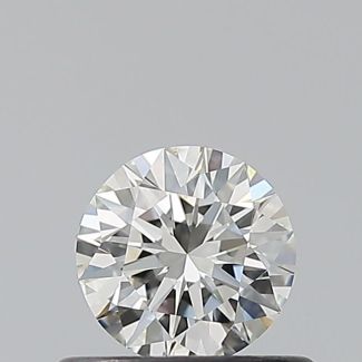 0.4 Carat Round H SI1 EX GIA Natural Diamond