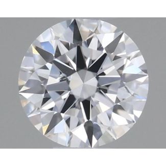 0.35 Carat Round D SI1 EX GIA Natural Diamond