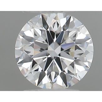 0.18 Carat Round D IF EX GIA Natural Diamond