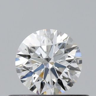 0.35 Carat Round H VS2 EX GIA Natural Diamond