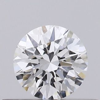 0.27 Carat Round D VVS1 EX GIA Natural Diamond