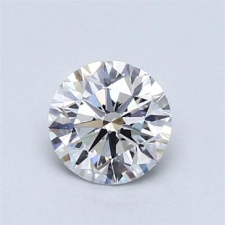 0.8 Carat Round E VVS1 EX VG GIA Natural Diamond