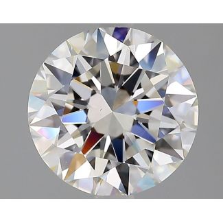 2.01 Carat Round H VS2 EX GIA Natural Diamond