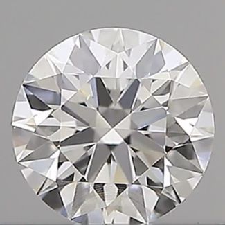 0.27 Carat Round F VVS1 EX GIA Natural Diamond