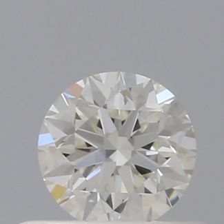 0.40 Carat Round I VVS1 VG GIA Natural Diamond