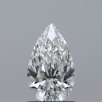 0.91 Carat Pear E SI1 - EX VG GIA Natural Diamond