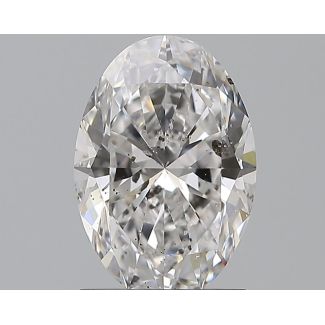 1.51 Carat Oval D SI2 - EX GIA Natural Diamond