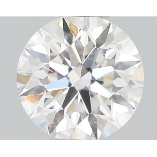 0.32 Carat Round D SI2 EX VG GIA Natural Diamond