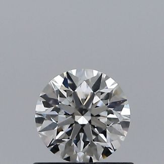 0.55 Carat Round F VS2 EX GIA Natural Diamond