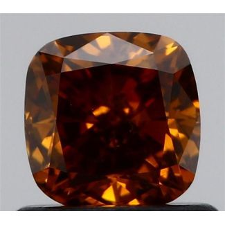 0.77 Carat Cushion Modified Fancy Deep Brown SI2 - VG GD GIA Natural Diamond