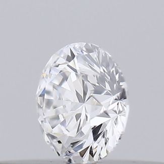 0.15 Carat Round D VVS2 EX GIA Natural Diamond