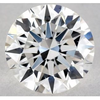 0.55 Carat Round E VVS2 EX GIA Natural Diamond