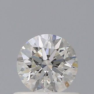 0.54 Carat Round H SI2 EX GIA Natural Diamond