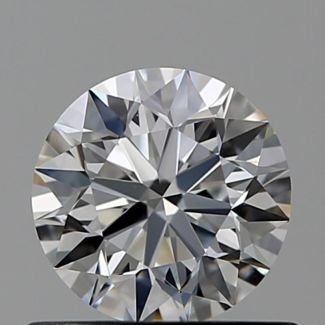 0.64 Carat Round E VVS1 EX GIA Natural Diamond