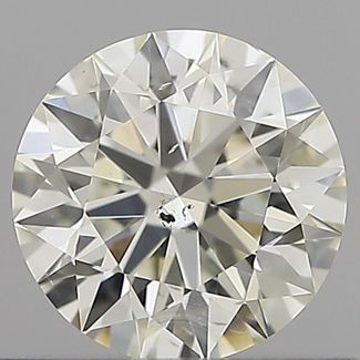 0.6 Carat Round H SI1 EX IGI Natural Diamond