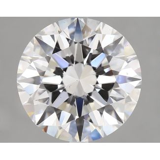 3.01 Carat Round E SI1 EX GIA Natural Diamond