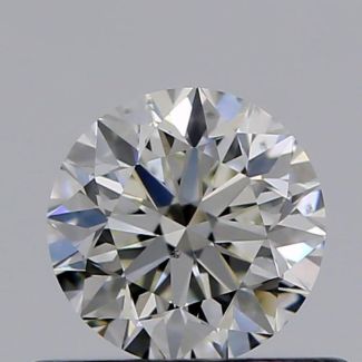 0.45 Carat Round I SI1 VG EX GIA Natural Diamond