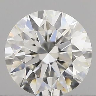 0.52 Carat Round G VVS2 EX GIA Natural Diamond