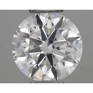 0.3 Carat Round H VVS2 EX GIA Natural Diamond