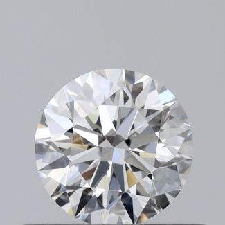 0.38 Carat Round F VS2 EX GIA Natural Diamond