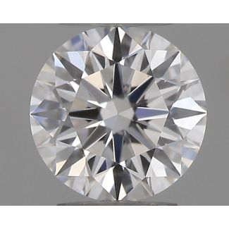 0.27 Carat Round D VVS2 EX GIA Natural Diamond