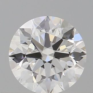 0.46 Carat Round F VVS1 EX VG GIA Natural Diamond