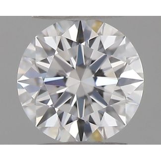 0.19 Carat Round D IF EX GIA Natural Diamond