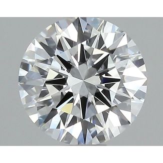 0.58 Carat Round D VVS1 EX GIA Natural Diamond