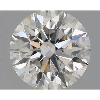 0.71 Carat Round G SI2 EX IGI Natural Diamond