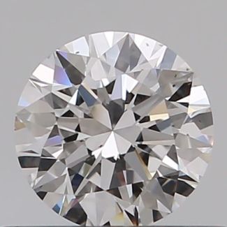 0.40 Carat Round D VS2 EX VG GIA Natural Diamond