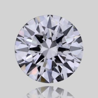 0.37 Carat Round H VVS1 EX GIA Natural Diamond