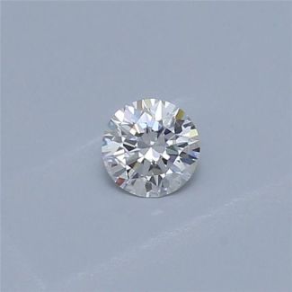 0.35 Carat Round F VVS1 EX GIA Natural Diamond