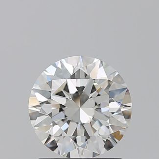 1.5 Carat Round H VVS1 EX GIA Natural Diamond