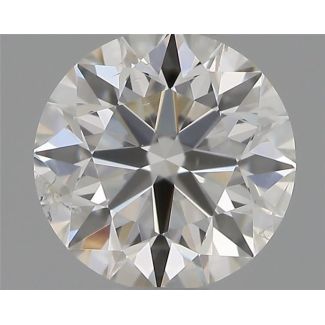 0.51 Carat Round F SI2 EX IGI Natural Diamond