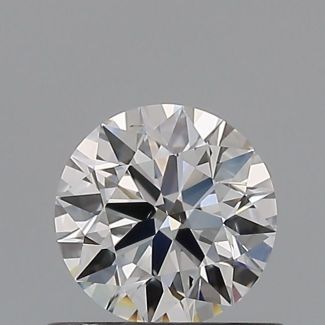 0.5 Carat Round F SI1 EX VG GIA Natural Diamond