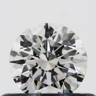 0.37 Carat Round E VVS1 EX GIA Natural Diamond