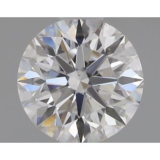 0.55 Carat Round E VS1 EX GIA Natural Diamond