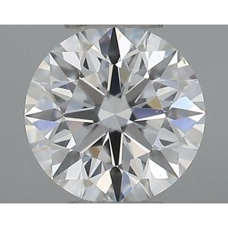 0.41 Carat Round F VS2 EX GIA Natural Diamond