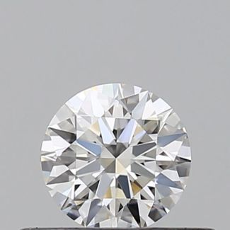 0.31 Carat Round F IF EX GIA Natural Diamond