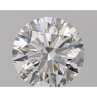 0.82 Carat Round F VVS1 EX GIA Natural Diamond