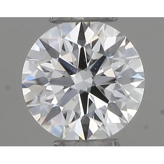 0.22 Carat Round G VVS1 EX GIA Natural Diamond