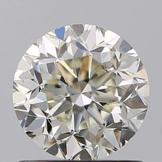 1.00 Carat Round K SI1 F EX GIA Natural Diamond