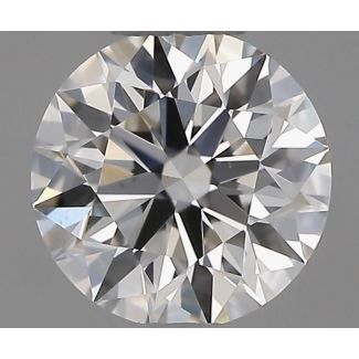 0.7 Carat Round F VS2 EX GIA Natural Diamond