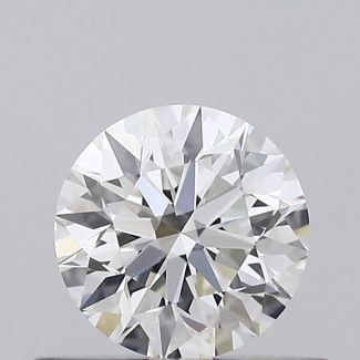 0.4 Carat Round G VVS2 EX GIA Natural Diamond