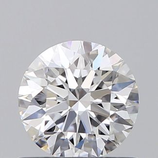 0.6 Carat Round D VVS1 VG EX GIA Natural Diamond