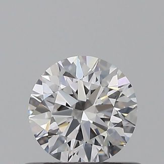 0.5 Carat Round E IF EX GIA Natural Diamond